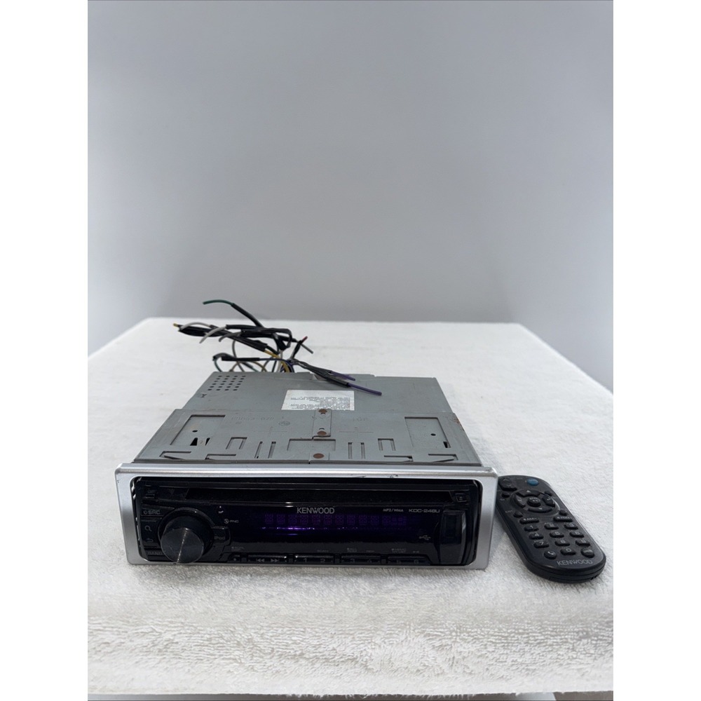 Kenwood KDC-248U MP3 USB WMA CD Player In Dash Receiver Car Radio Stereo Remote